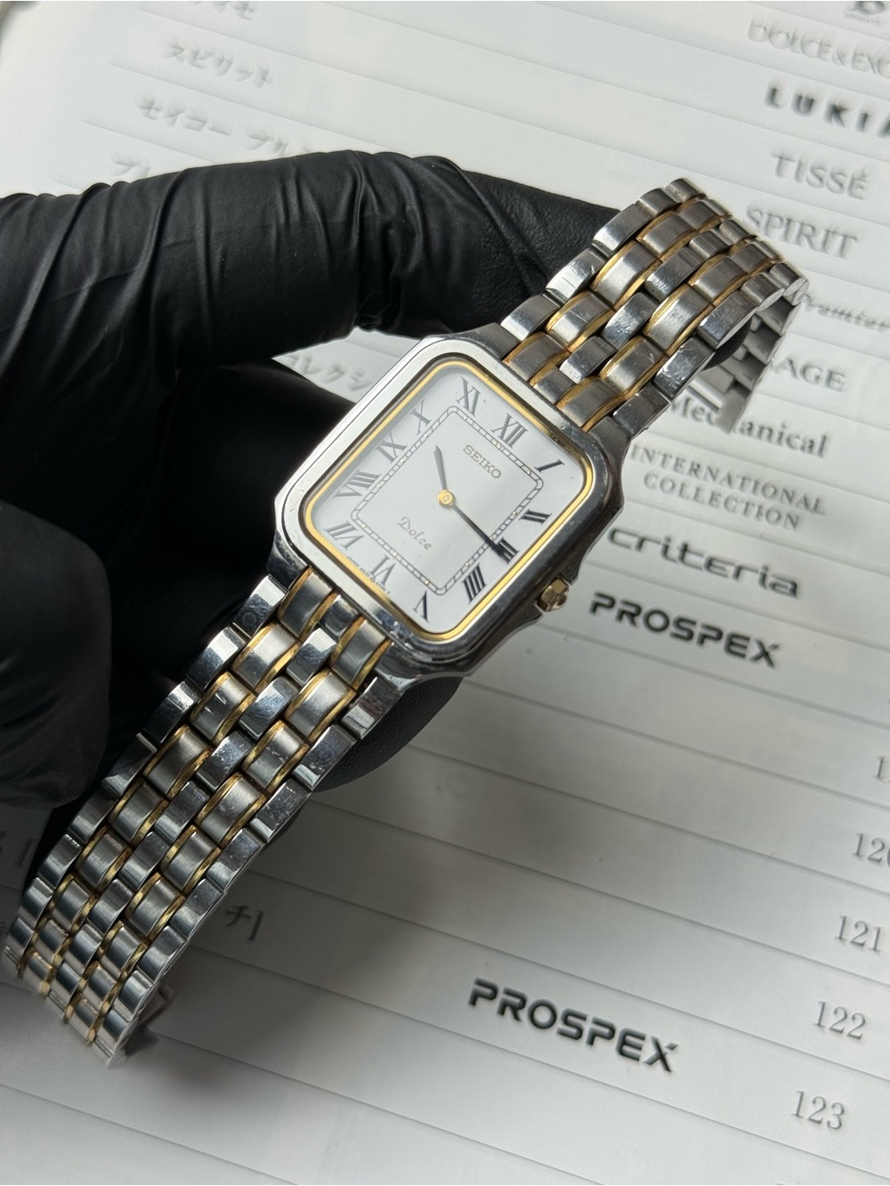 Vintage 1989 Seiko Dolce 5E30-5A40 Men’s Watch - Panthére Homage - Picture 2 of 6